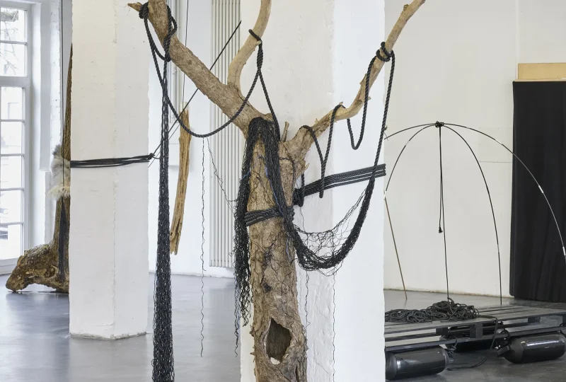 ortsspezifische Skulptur im Kunsthafen im Rhenania, Köln